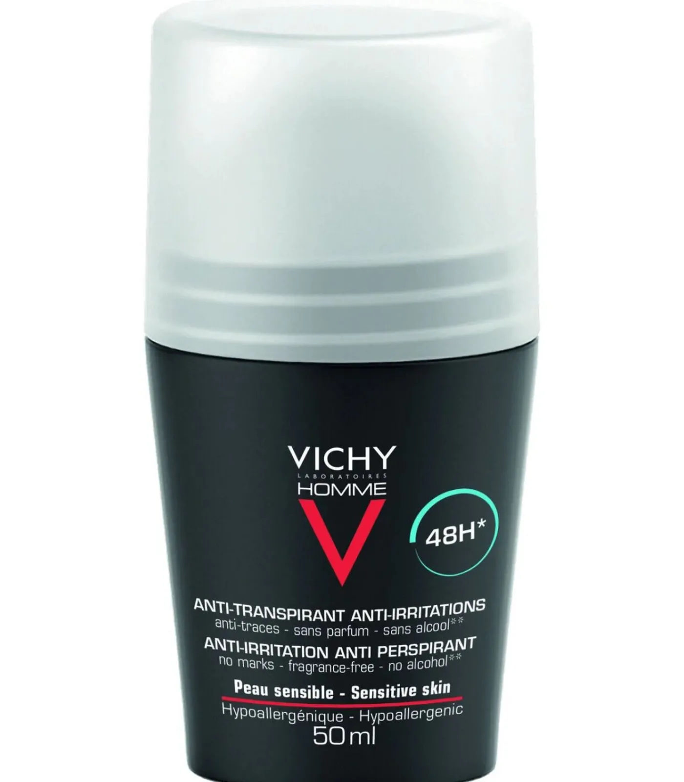 Vichy 48H Anti-Zweet Roll-On voor Mannen - 50 ml