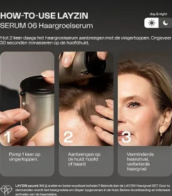 LAYZIN Haargroei Set minder haaruitval en meer haargroei