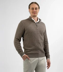 Best Half Zip - Cashmere Blend - Heren Hemden
