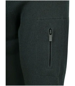 Heren Suitable Half Zip Trui Tias Cooldry Knit Mosgroen