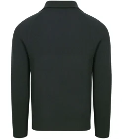 Heren Suitable Half Zip Trui Tias Cooldry Knit Mosgroen