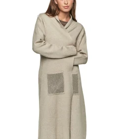 Outlet Halflange jas met glanzende zakken PC1 STYLE ADD DAMES Jassen