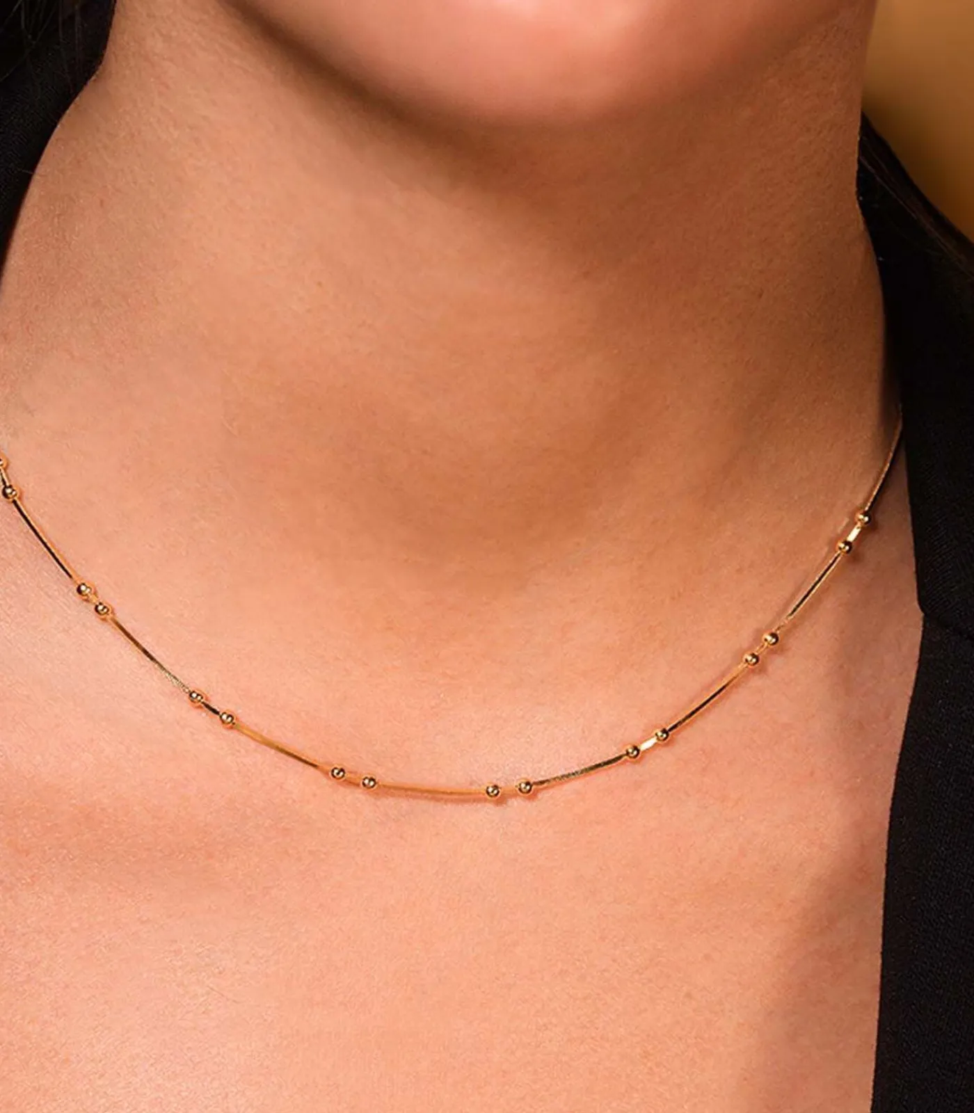 DAMES MES BIJOUX Halsketting "Oria" Zilver 925 / 1000 en verguld