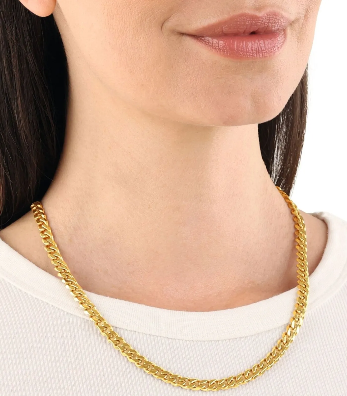 Best halsketting voor mannen en vrouwen, unisex, roestvrij staal Heren Kettingen