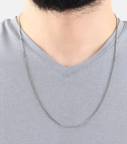 Outlet halsketting voor mannen en vrouwen, unisex, 925 Sterling zilver Heren Kettingen