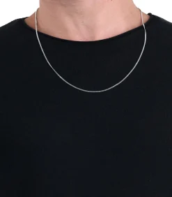 Hot halsketting voor mannen en vrouwen, unisex, 925 Sterling zilver Heren Kettingen