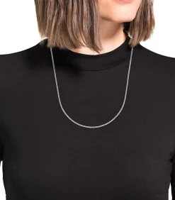 Hot halsketting voor mannen en vrouwen, unisex, 925 Sterling zilver Heren Kettingen