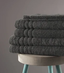 Sale Handdoek 70 x 140 Antraciet - 10 stuks Handdoeken