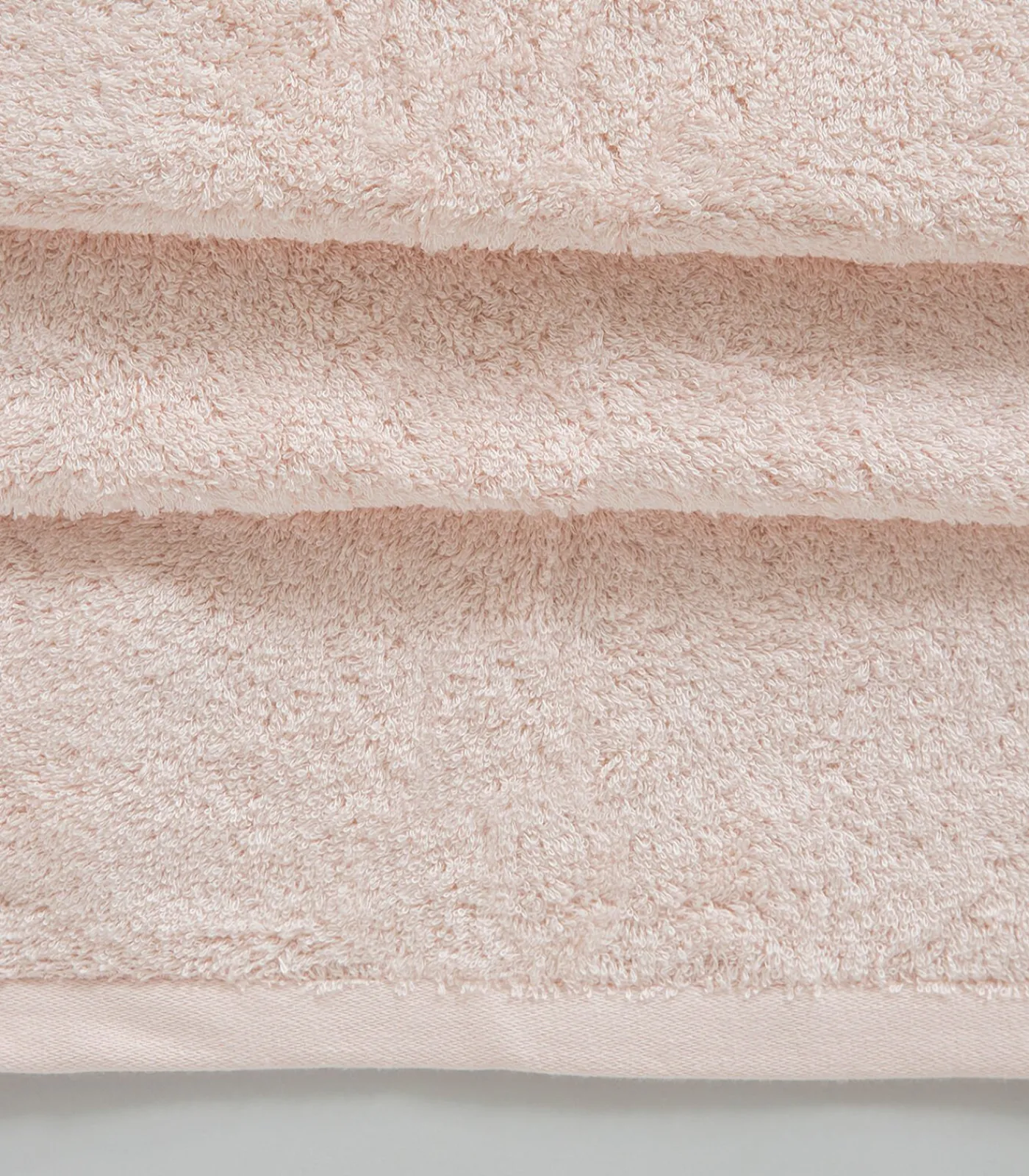 Best Handdoek Solid 30x50 cm Lichtroze Handdoeken