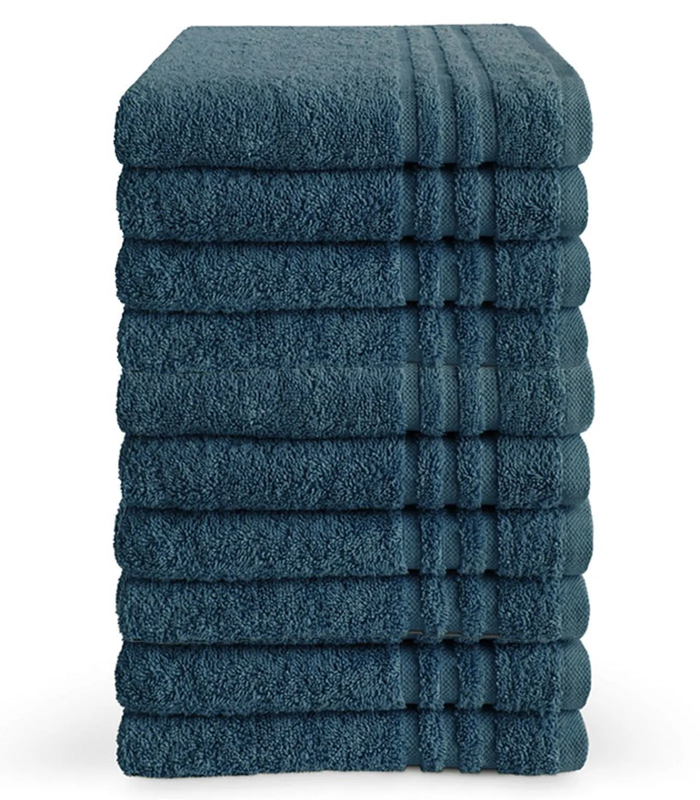 New Handdoek 50x100 cm Donkerblauw - 10 stuks Handdoeken