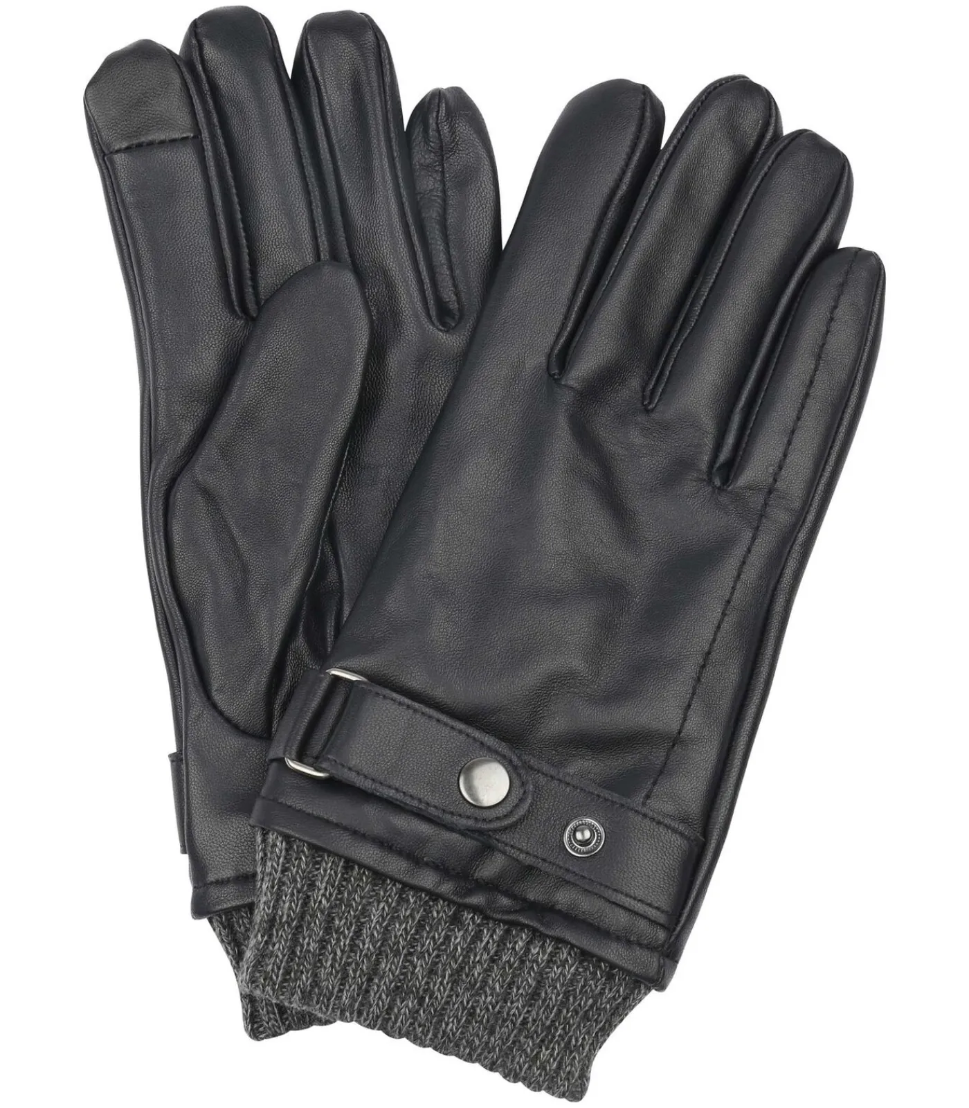 Heren Suitable Handschoen Nappa Leer Zwart