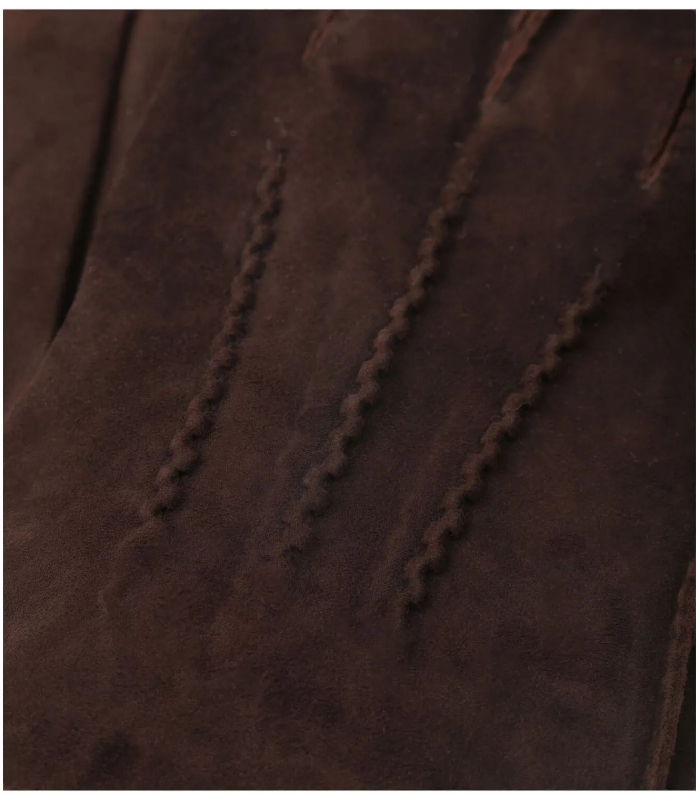 Outlet Handschoenen Bruin Suede Heren Handschoenen