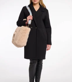 Outlet Handtas van imitatiebont Licht OS DAMES Tassen