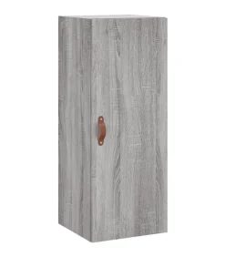 vidaXL Hangkast 34,5x34x90 cm grijs sonoma eikenkleurig
