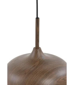 Light & Living Hanglamp Dania - Bruin/Crème - Ø27.5x52cm