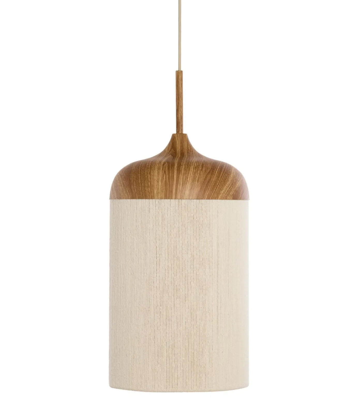 Light & Living Hanglamp Dania - Naturel/Crème - Ø22cm