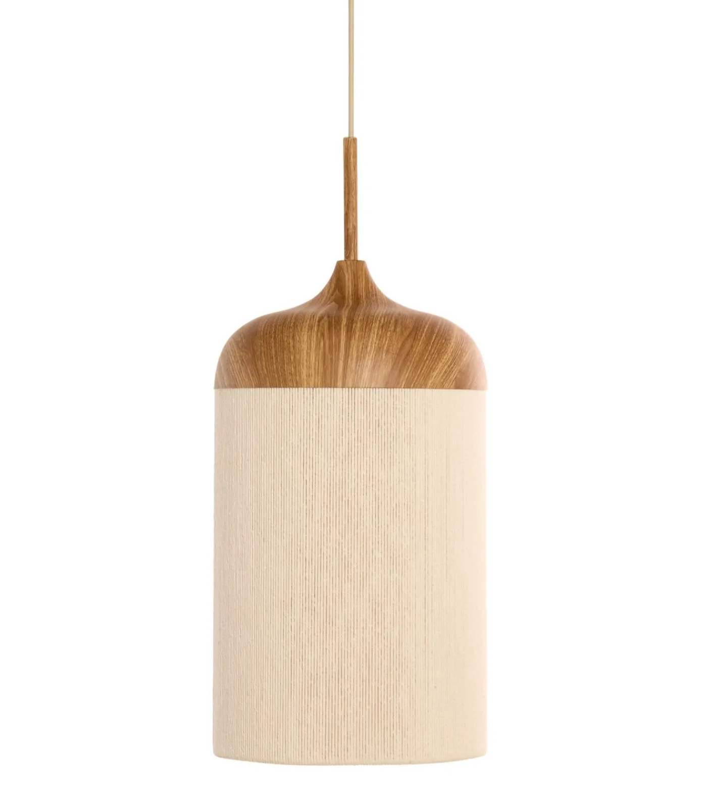 Light & Living Hanglamp Dania - Naturel/Crème - Ø22cm
