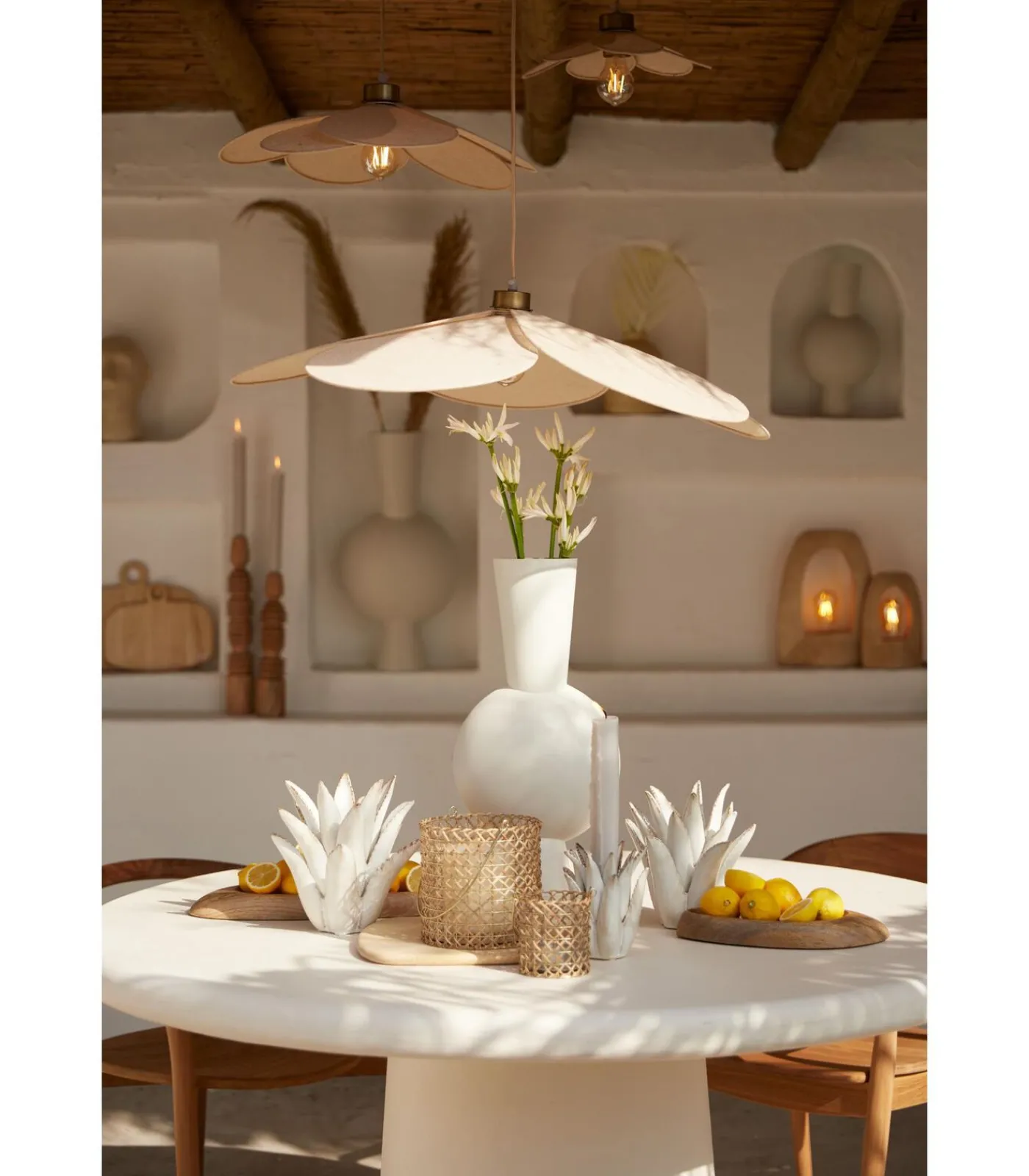 Light & Living Hanglamp Fyano - Zand - Ø46cm