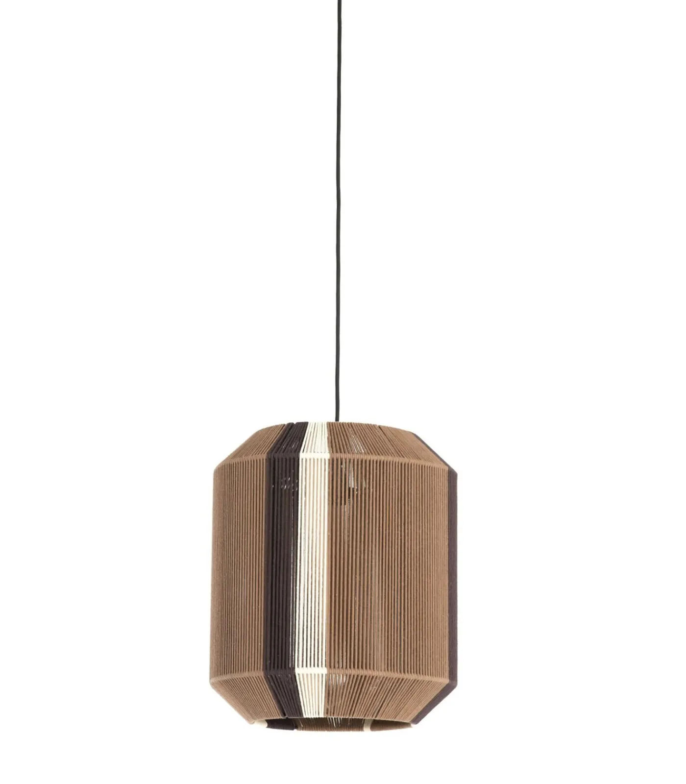 Light & Living Hanglamp Kozana - Donkerbruin - Ø36cm