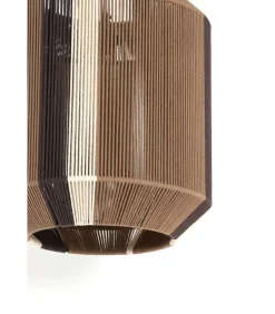 Light & Living Hanglamp Kozana - Donkerbruin - Ø36cm