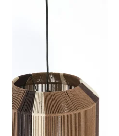 Light & Living Hanglamp Kozana - Donkerbruin - Ø36cm