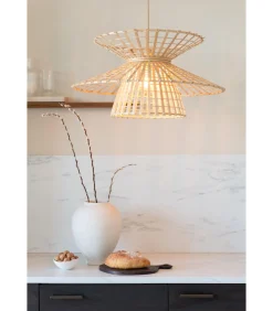Discount Hanglamp Machupicchu - Naturel - Ø57cm Hanglampen