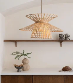 Discount Hanglamp Machupicchu - Naturel - Ø57cm Hanglampen