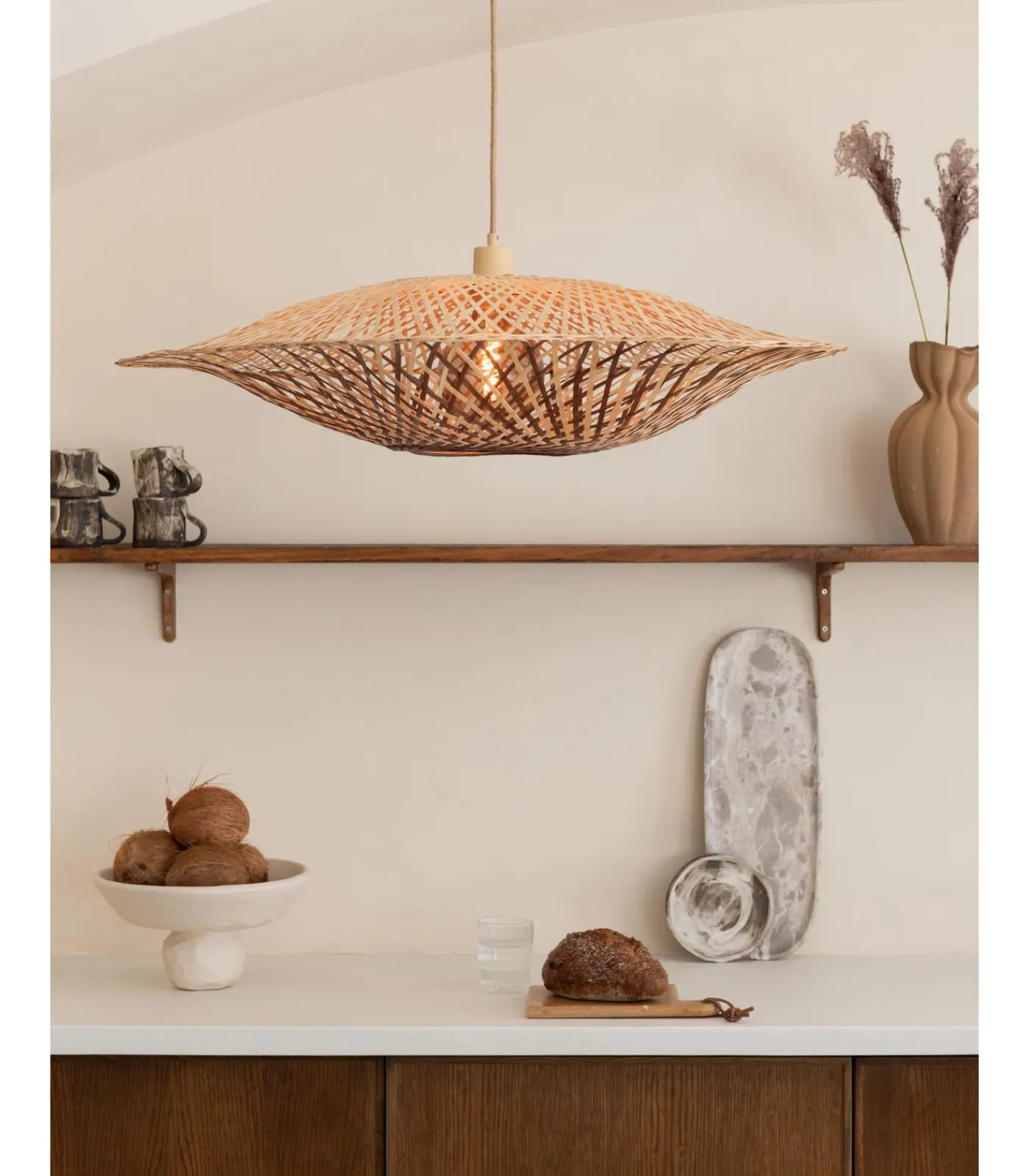 Best Hanglamp Madura - Naturel - Ø22cm Hanglampen