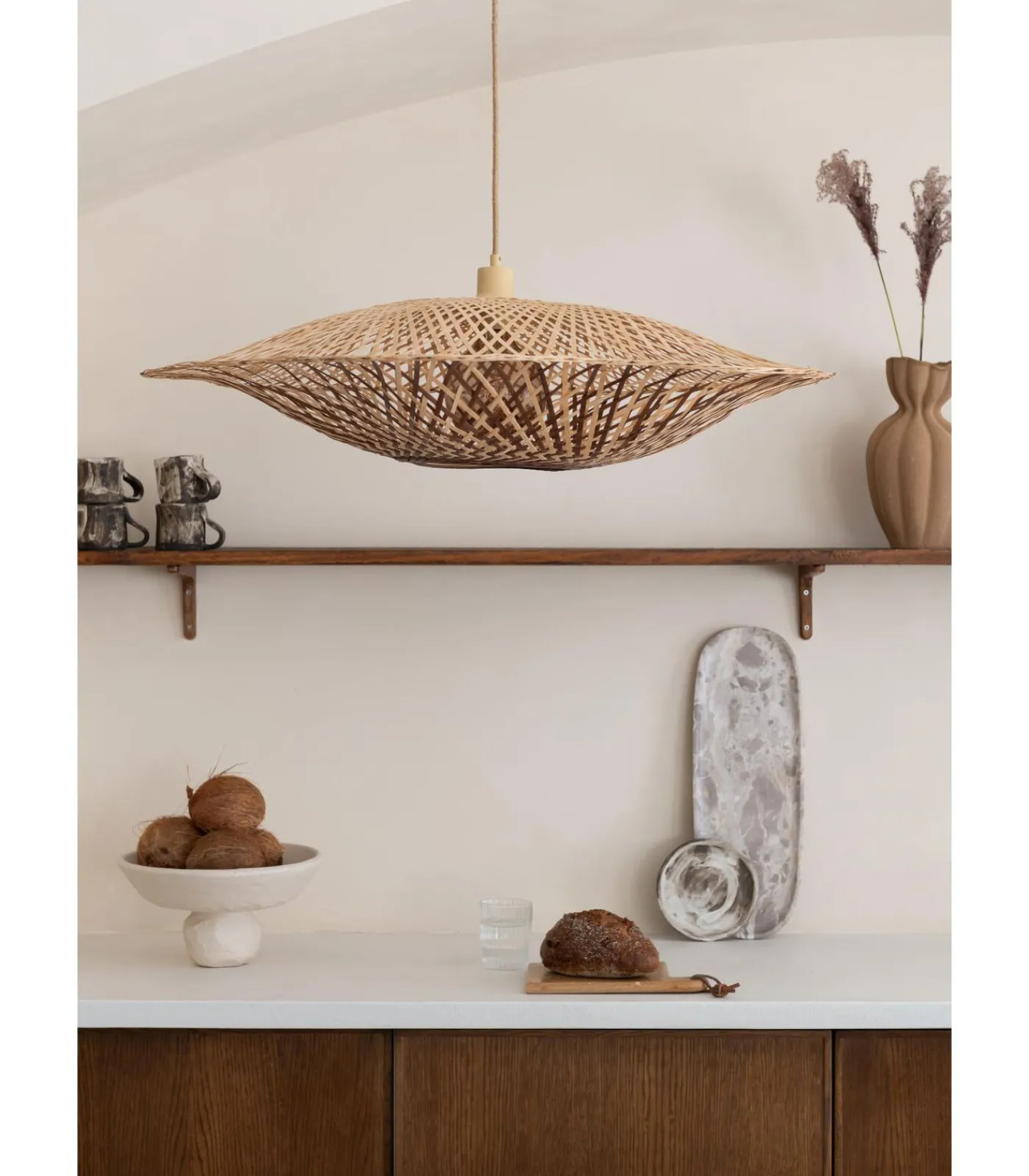 Best Hanglamp Madura - Naturel - Ø22cm Hanglampen
