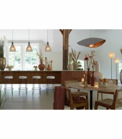 Discount Hanglamp Mariama - Brons - Ø25cm Hanglampen