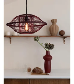 Discount Hanglamp Maui - Bordeaux - Ø50cm Hanglampen