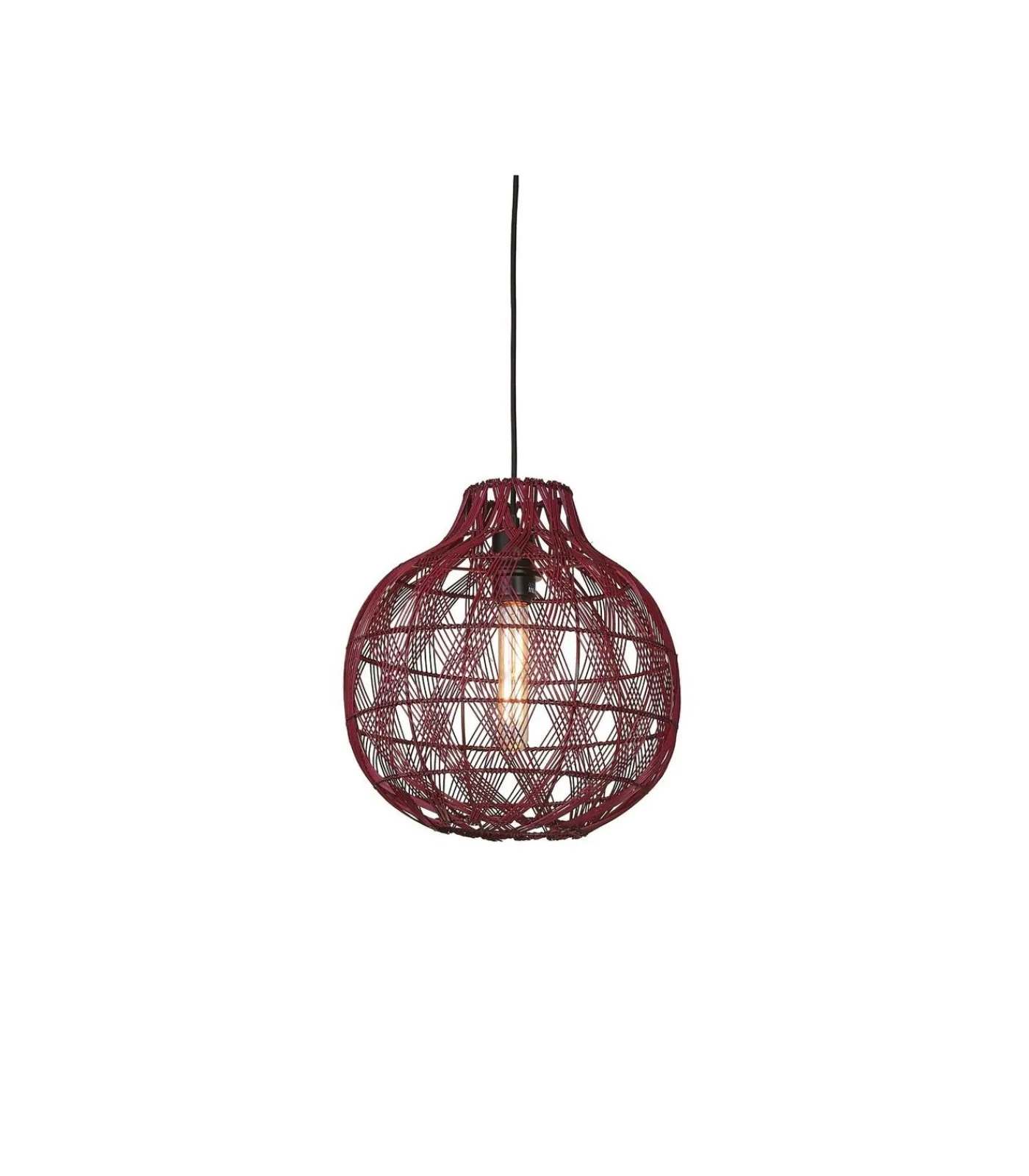 Best Hanglamp Mendoza - Bordeaux - Ø35cm Hanglampen