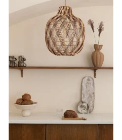Discount Hanglamp Mendoza - Naturel - Ø40cm Hanglampen