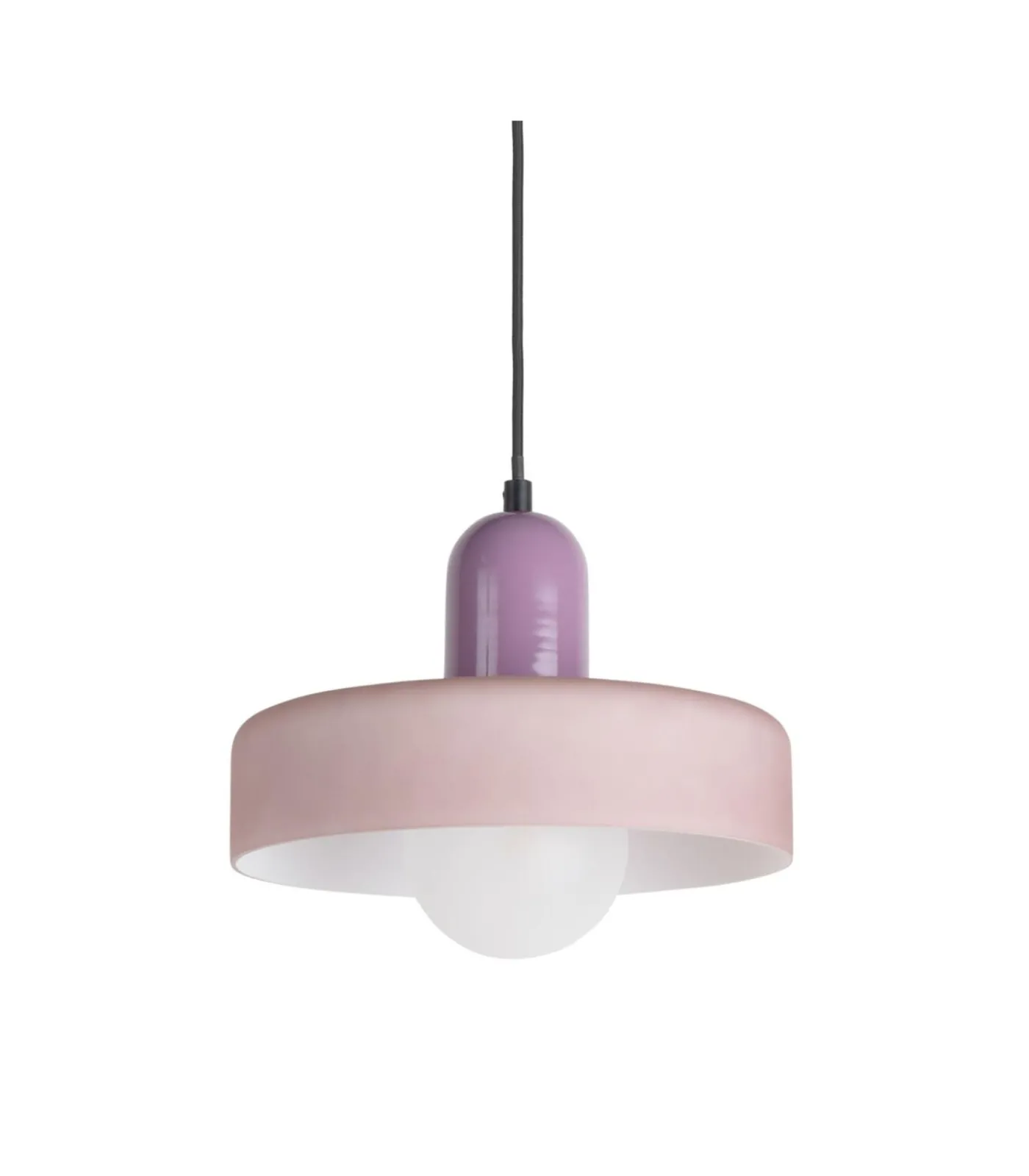Leitmotiv Hanglamp Opaco Grato - Paars - 25x25x23cm