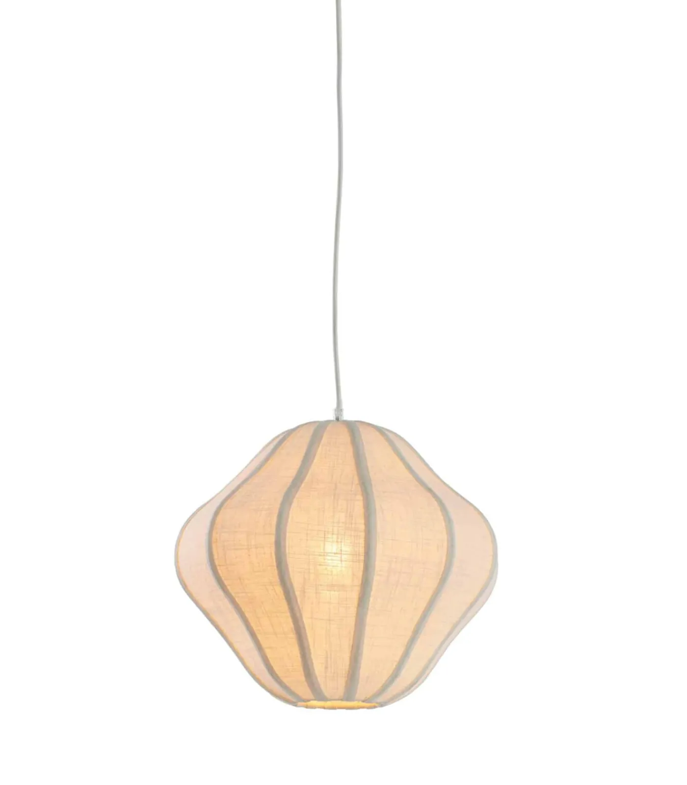 Light & Living Hanglamp Sukau - Wit - Ø38,5cm