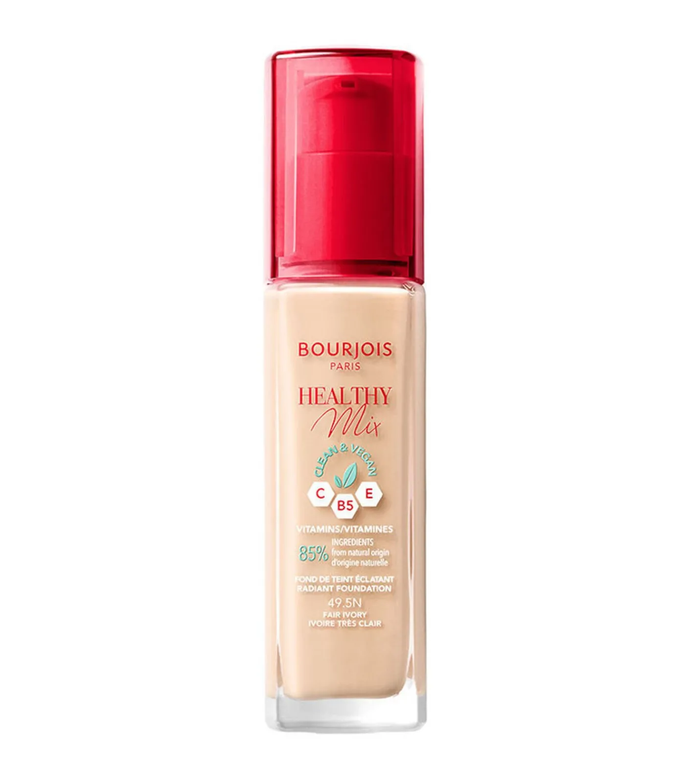 Bourjois Healthy Mix Clean Foundation - 49.5N Fair Ivory