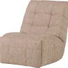 WOOOD Hein Relaxfauteuil Elektrisch - Geweven Stof - Naturel Melange