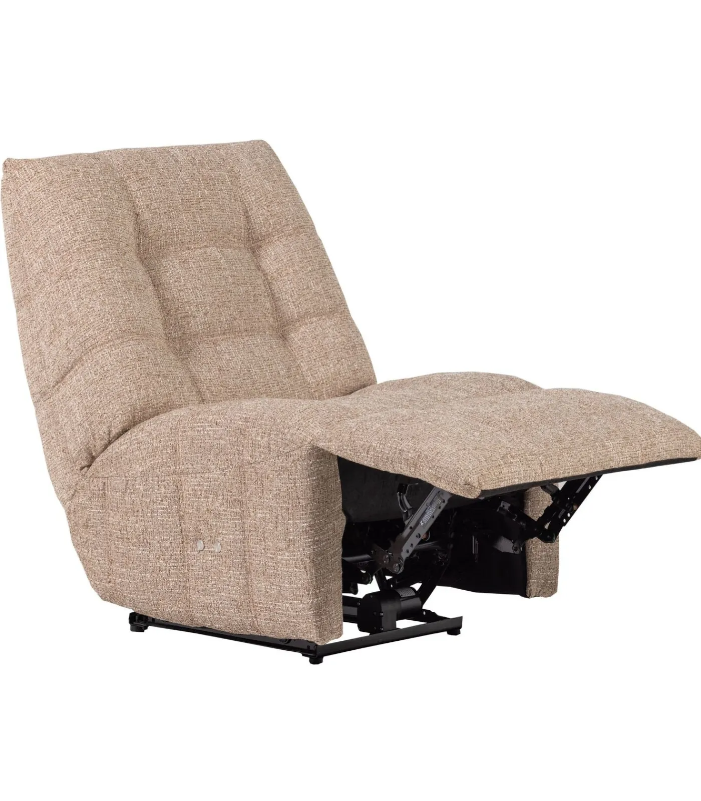 WOOOD Hein Relaxfauteuil Elektrisch - Geweven Stof - Naturel Melange