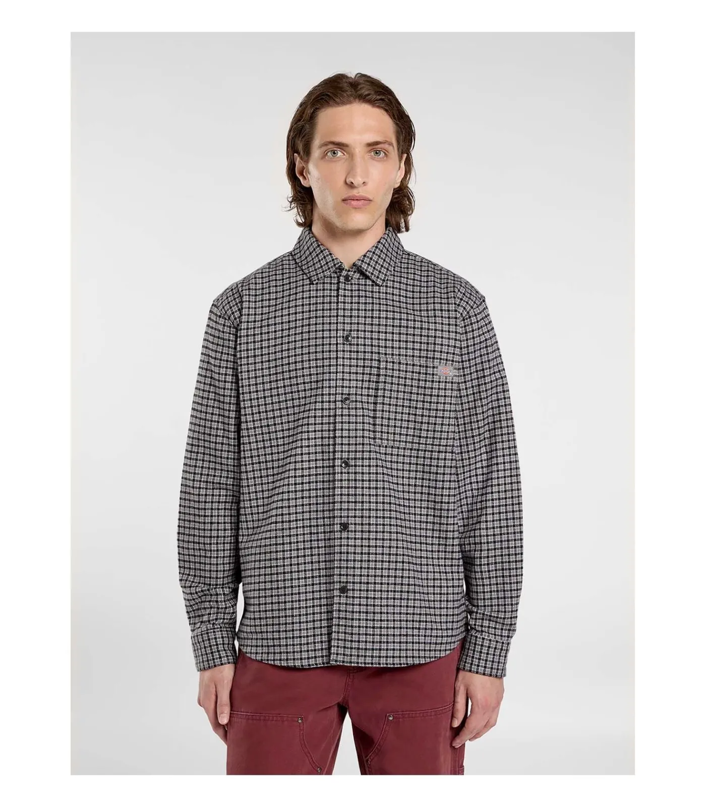 Heren Dickies Hendersonville Shirt Ls