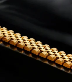 Outlet Heren Armband Jubilee - Goud Kleurig - Staal Heren Armbanden