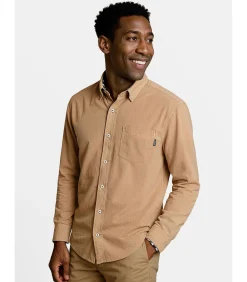 Heren J&JOY Heren grijs denim overhemd met zak