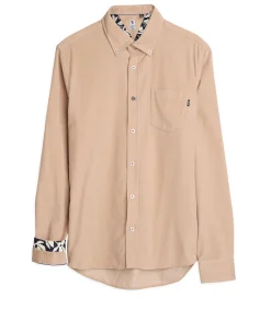 Heren J&JOY Heren grijs denim overhemd met zak