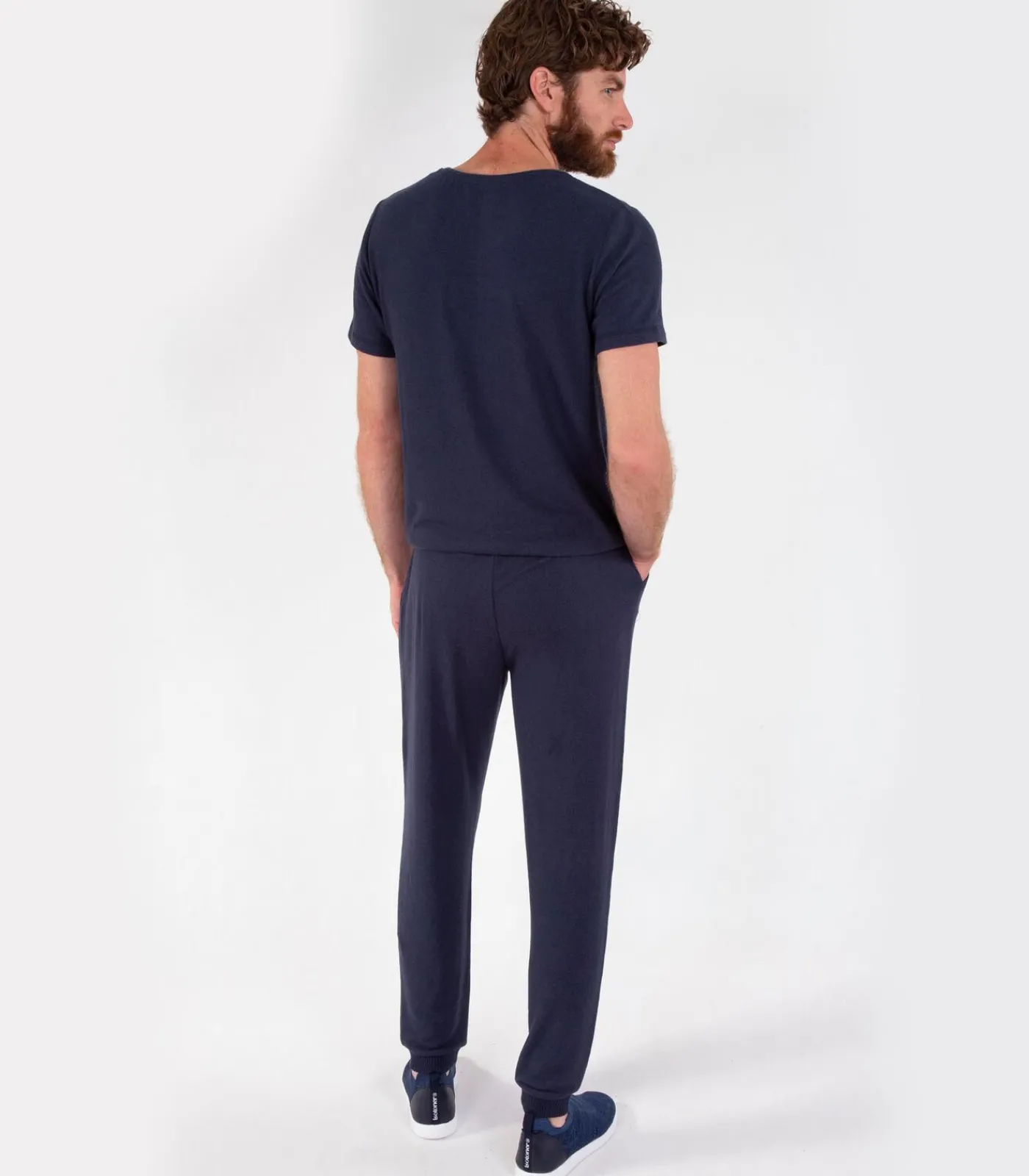 Heren ISOTONER Heren joggerbroek marine