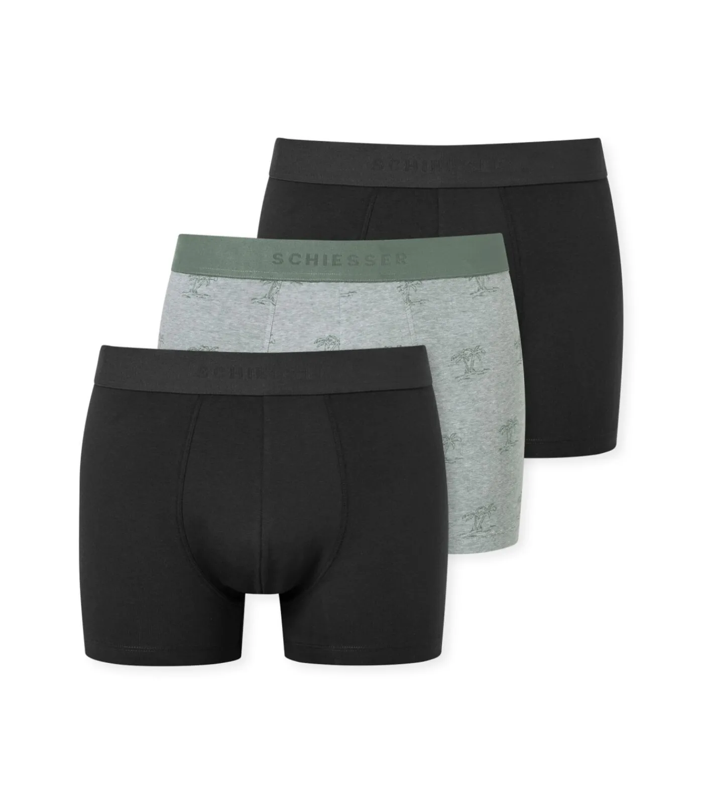 Heren SCHIESSER Heren Ondergoed 3-Pack Boxer