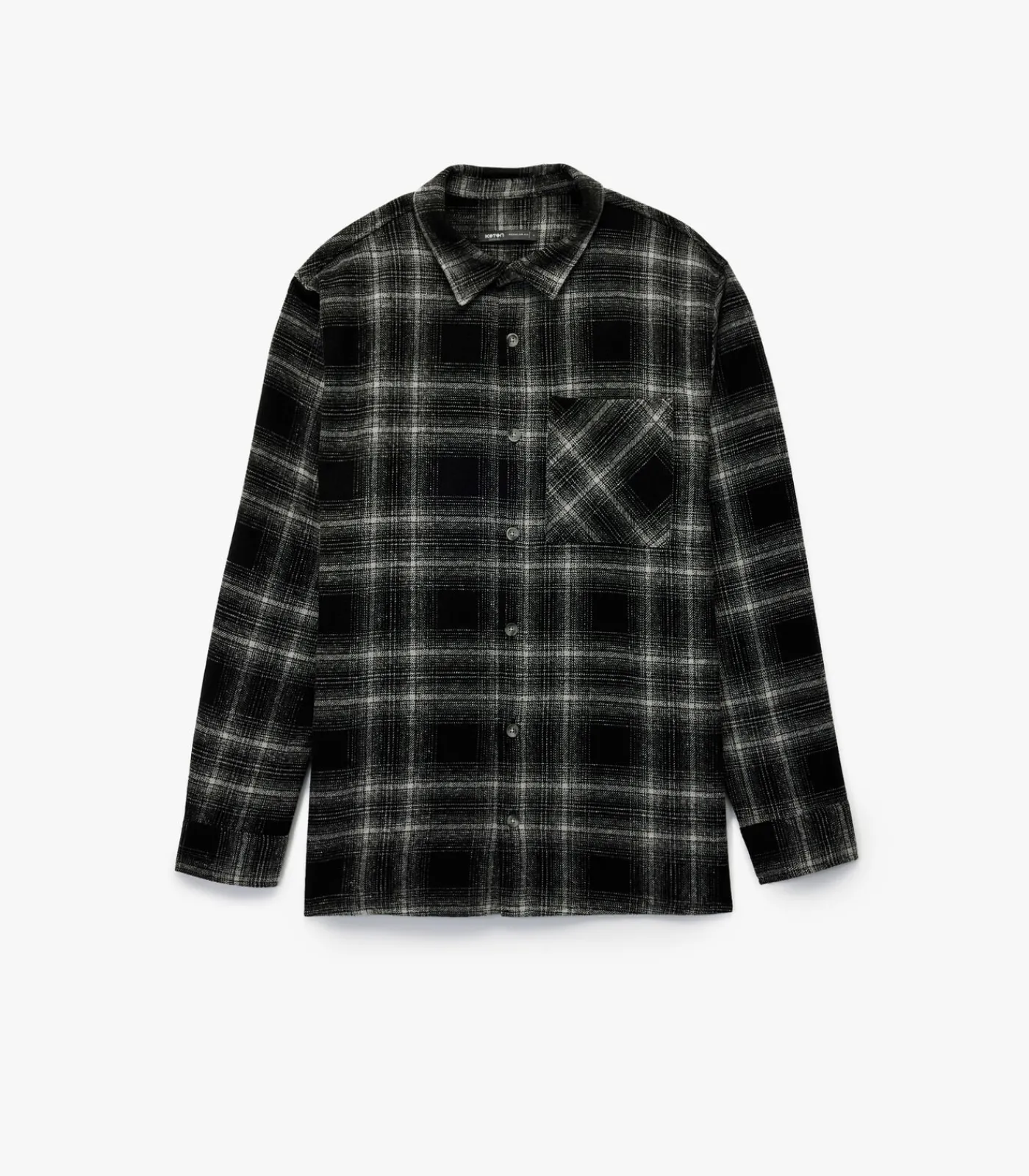 Heren Overhemd Geruit Lange Mouwen Knopen Kinderen Tops