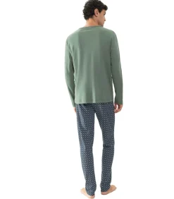Heren Mey Heren Pyjama Groen
