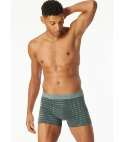 Heren SCHIESSER Heren Short 95/5 Streep-Uni 3-Pack