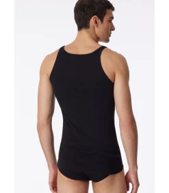 Outlet Heren Singlet Onderhemd Zwart Heren Tops & Shirts