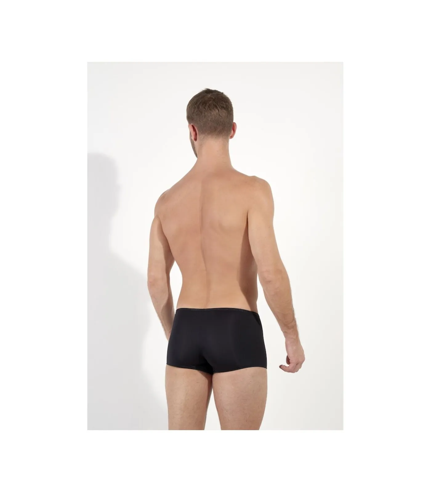 Heren HOM Herenboxer Trunk Plume Zwart