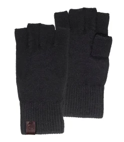 Heren ISOTONER Herenhandschoenen Soft Touch Mesh Zwart